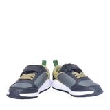 Boys Aeon Search K Kids Navy/ Green Velcro Trainer In Kids G Fit