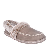 Ladies 167622 Cozy Campfire Full Slipper In Taupe