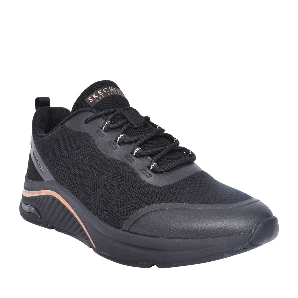 Ladies 155567 Arch Fit Miles Sonrisas Trainer In Black