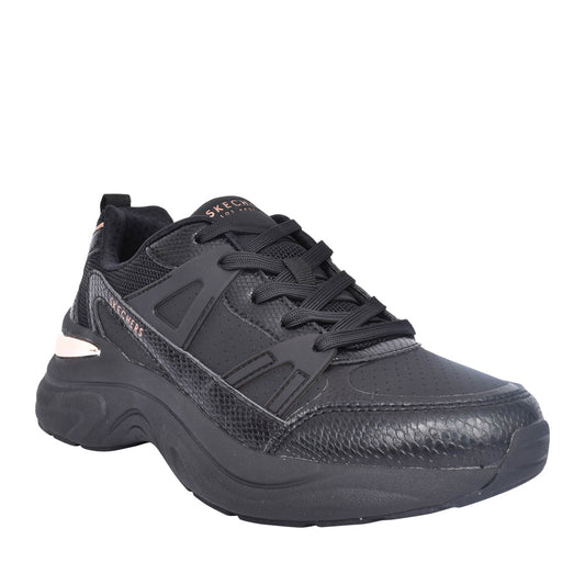 Ladies 177576 Hazel Laced Trainer In Black