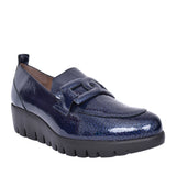 Ladies C-33303 Wedge Shoe In Navy