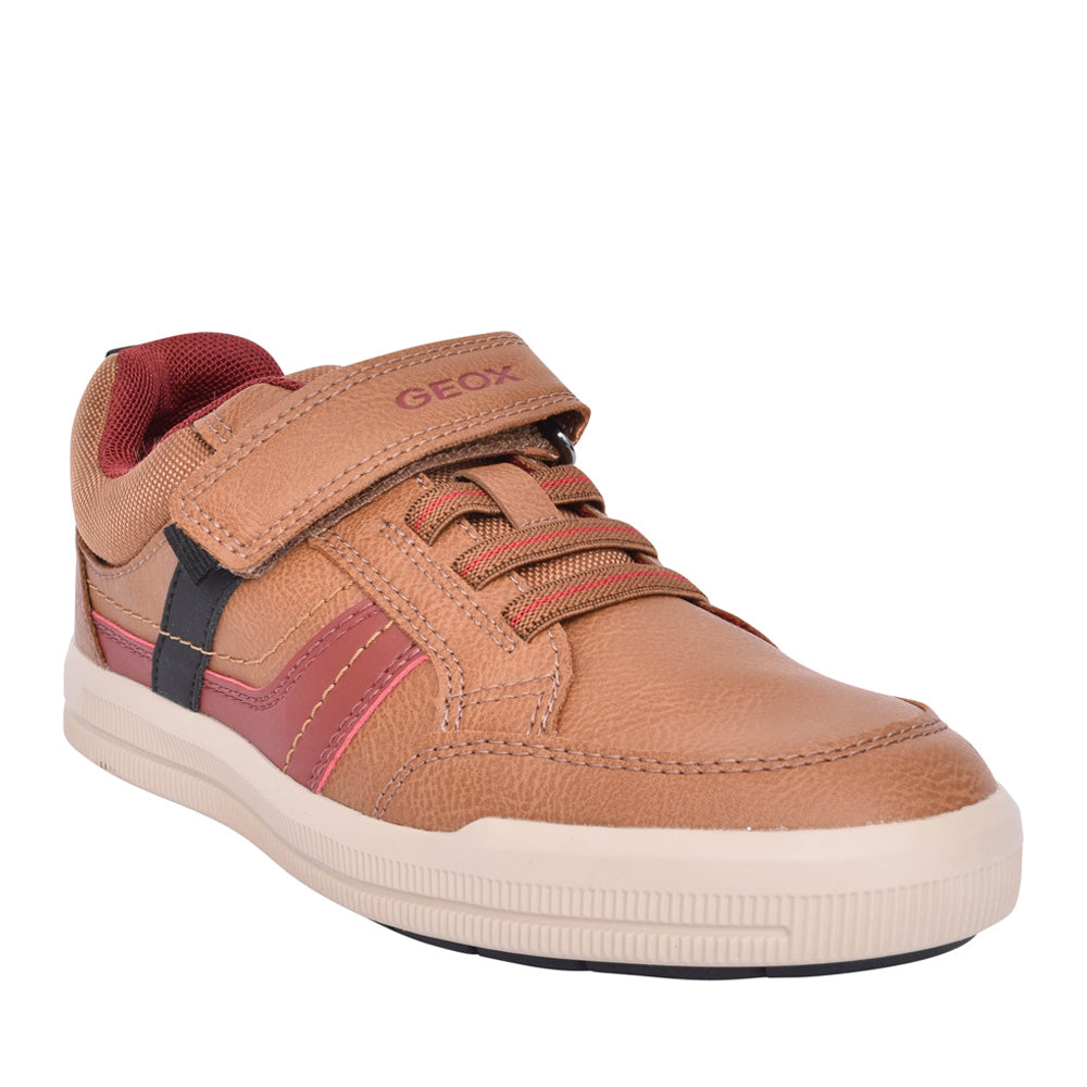 Boys Arzach J164aa Velcro Trainer In Brown
