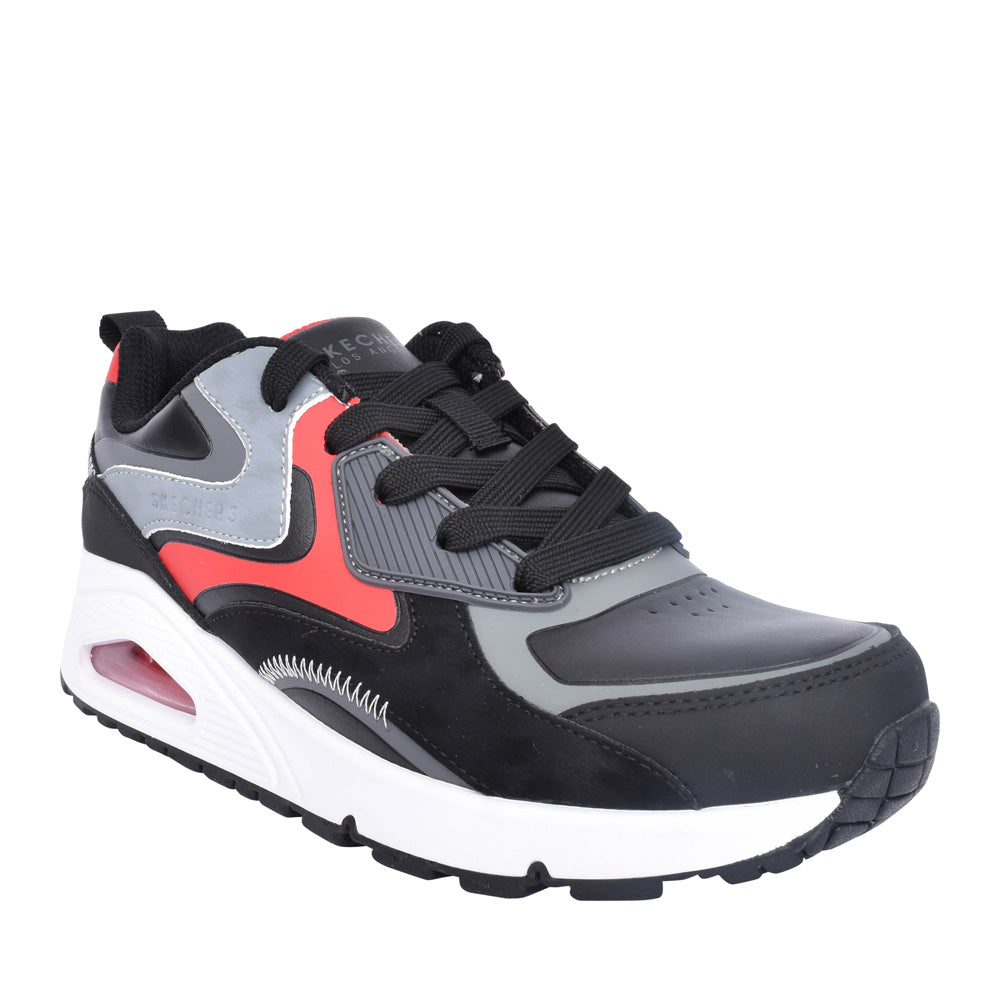 Boys 403647l Uno Gen Colour Surge Laced Trainer In Black