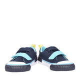 Boys Foxing Tail T Navy Combi Canvas Shoe In Kids G Fit