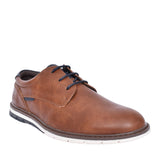 Boys Greaves Laced Shoe In Camel