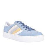 Ladies L8802 Laced Trainer In Blue