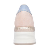 Ladies N4343 Laced Trainer In Off White
