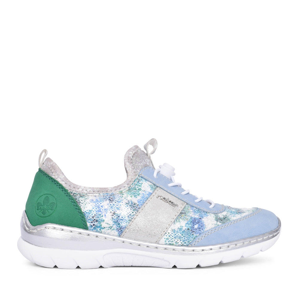 Ladies L3256 Slip-on Trainer In Multi-colour