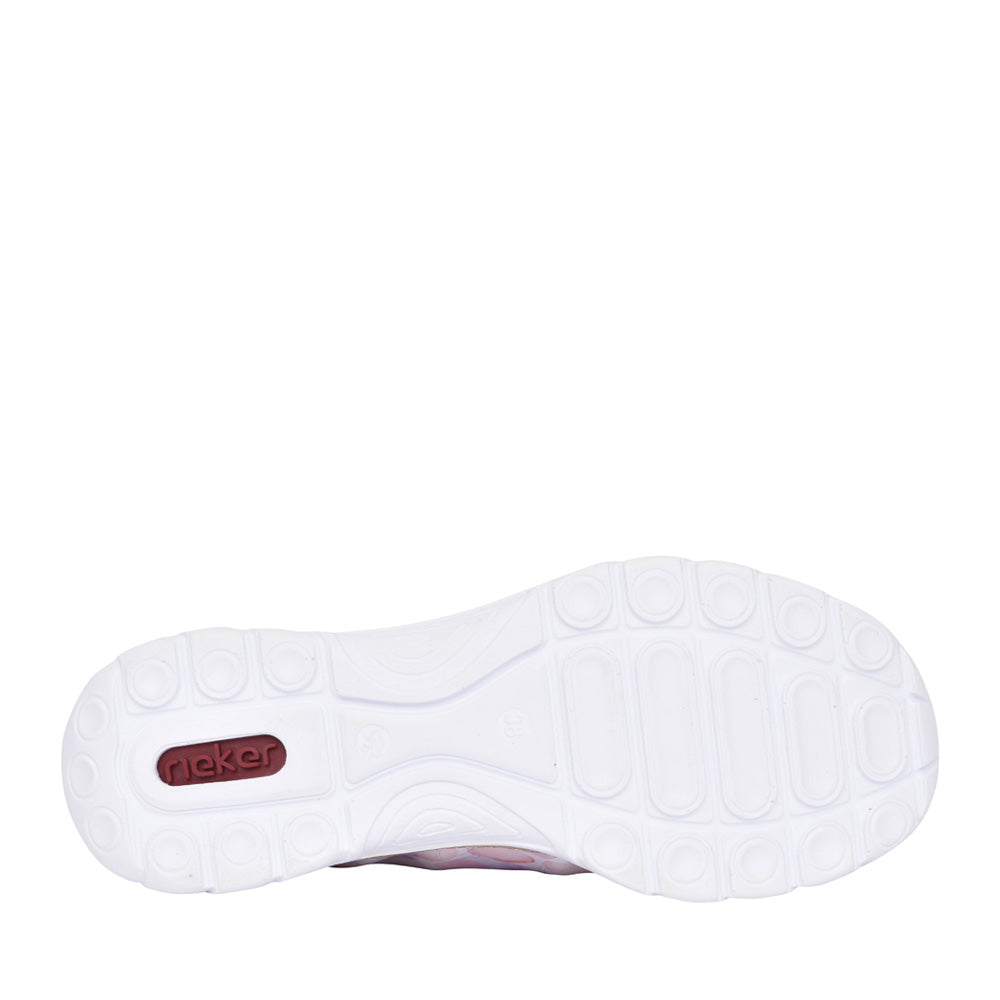 Ladies N4263 Laced Trainer In Multi-colour
