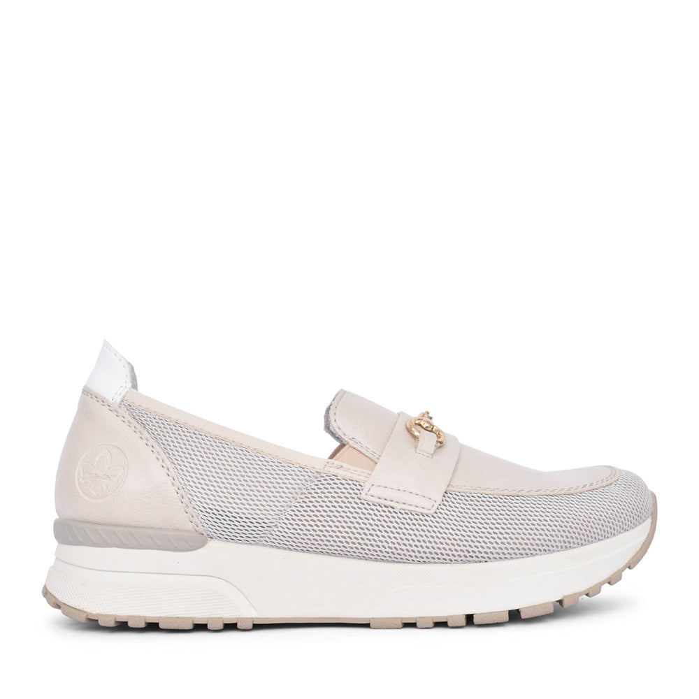 Ladies N7455 Slip-on Shoe In Ivory