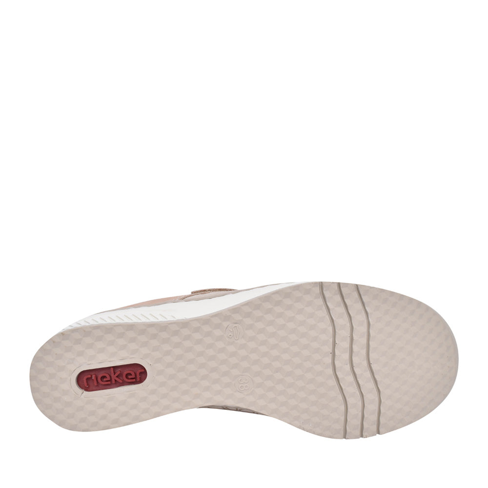 Ladies 487c0 Velcro Shoe In Beige