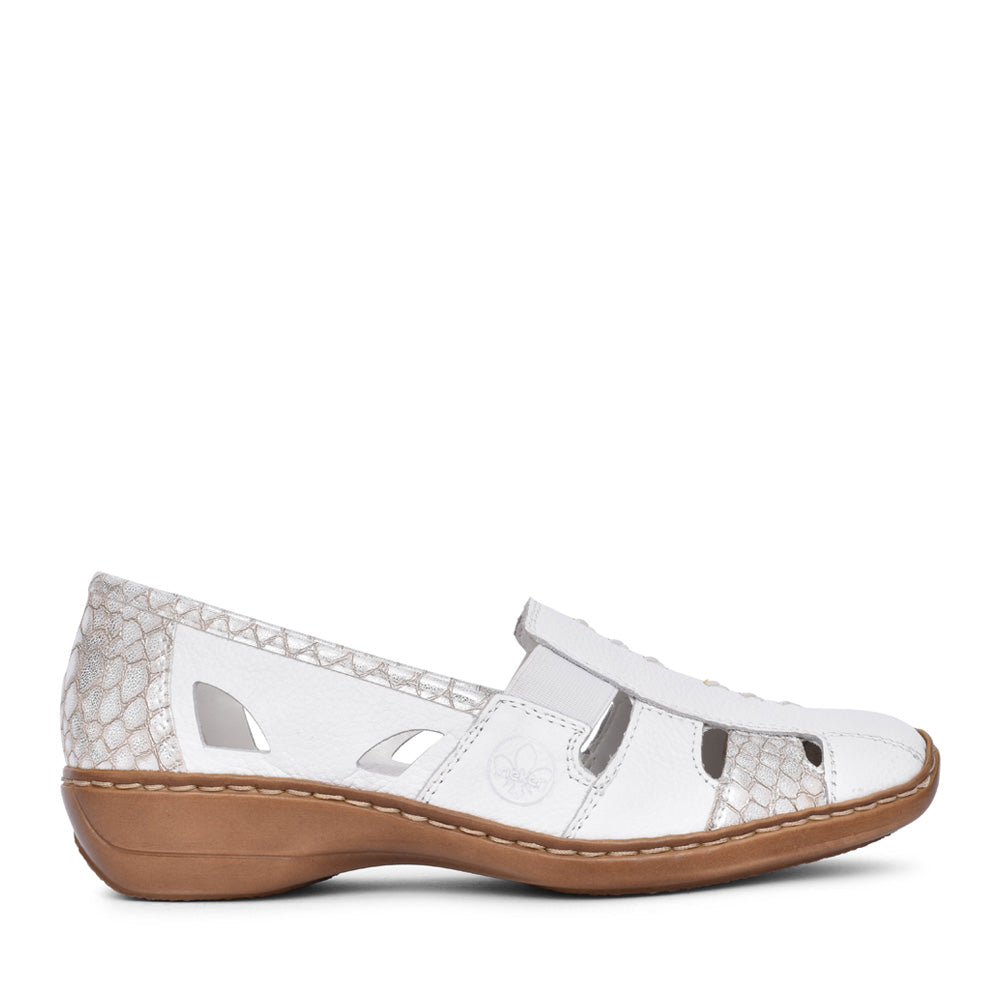 Ladies 41385 Slip-on Shoe In White