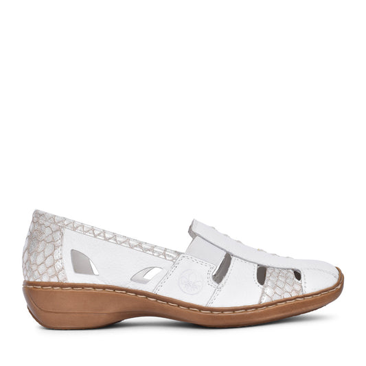 Ladies 41385 Slip-on Shoe In White