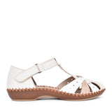 Ladies M1655 Cut Out Shoe In Beige