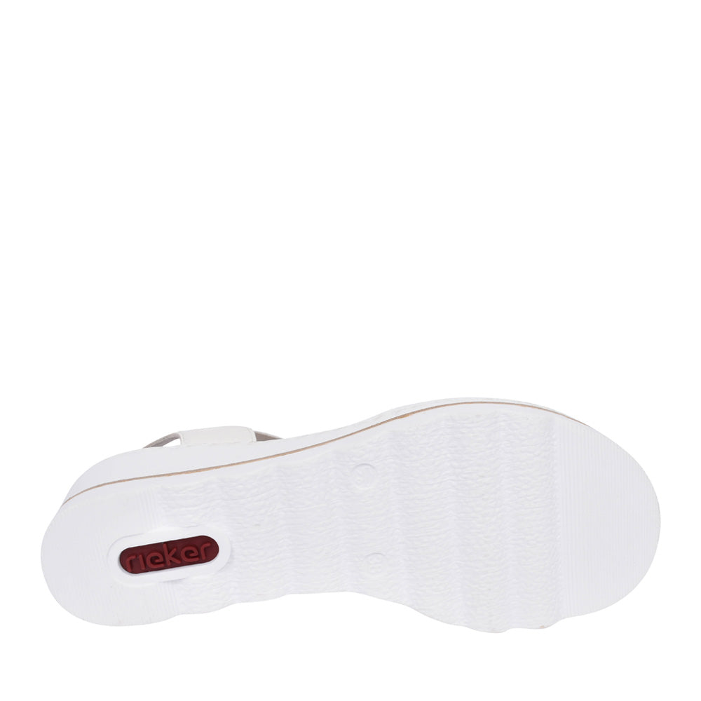 Ladies 67498 Wedge Sandal In Multi-colour