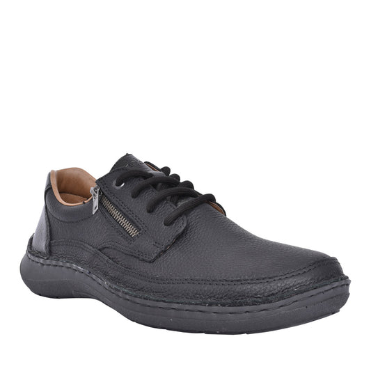 Mens 03002 Laced Shoe In Black