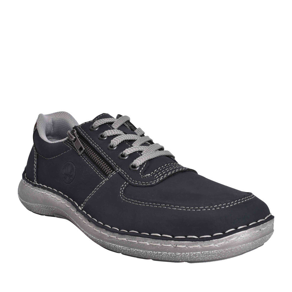 Mens 03030  Laced Shoe In Navy