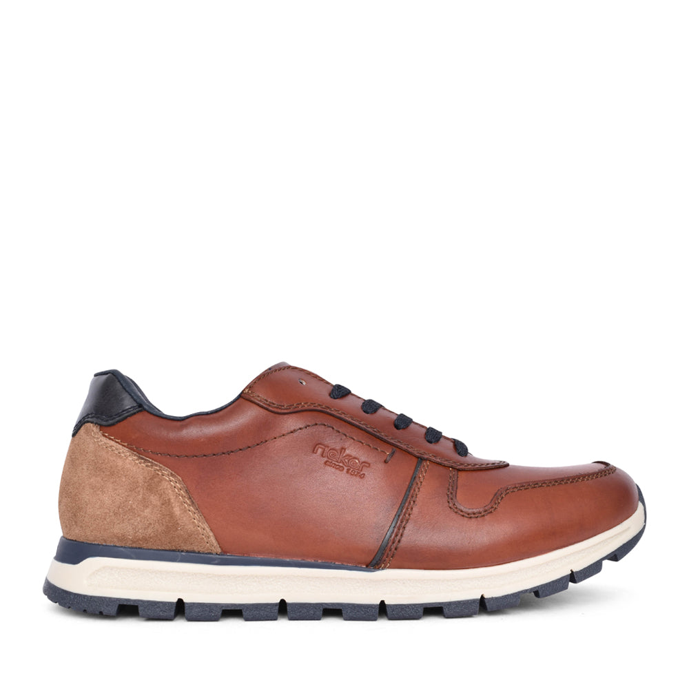 Mens B0503 Laced Shoe In Brown