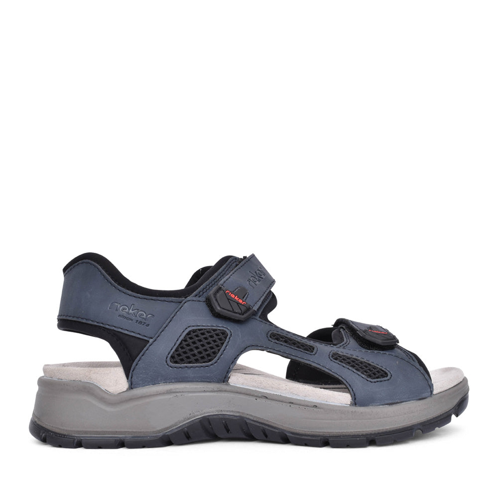 Mens 26955 Velcro Sandal In Navy