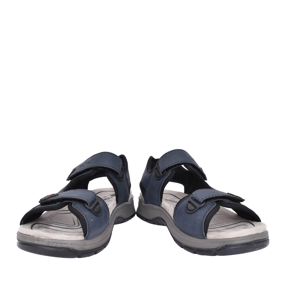 Mens 26955 Velcro Sandal In Navy