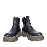 Ladies P72236 Ankle Boot In Black Multi