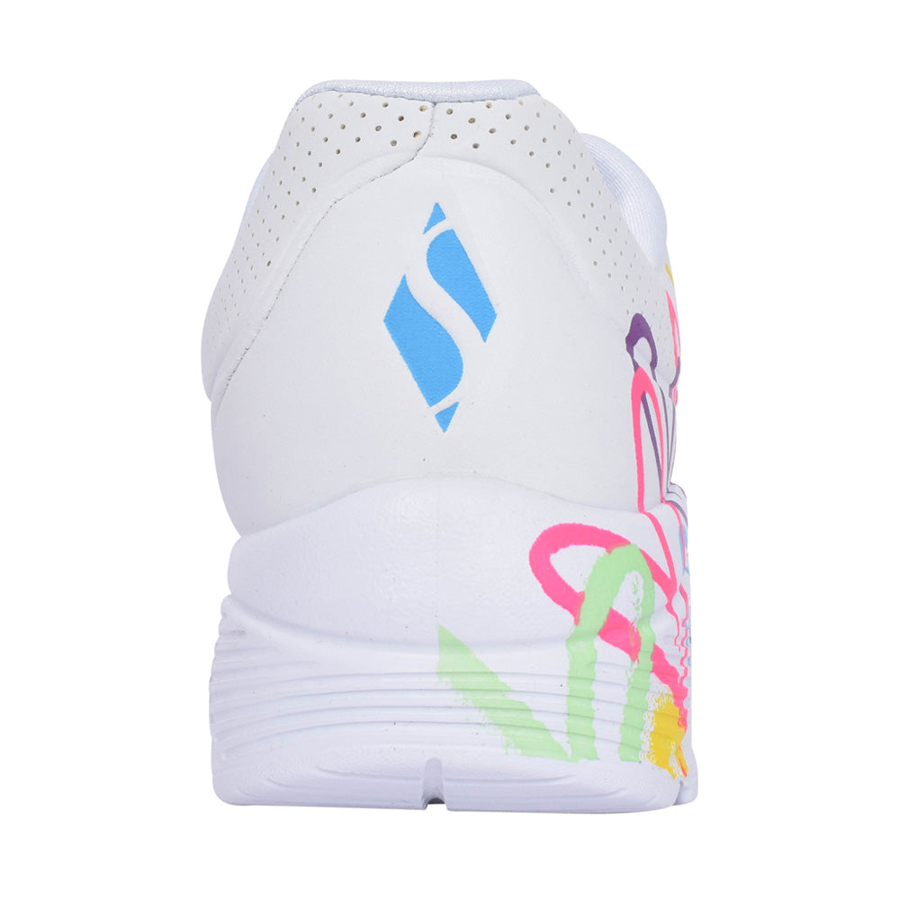 Girls 314064l Uno Lite Laced Trainer In White