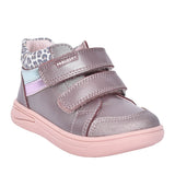 Girls 033875 Double Velcro Boot In Rose
