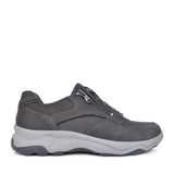 Mens 718006 Dark Grey H-max Laced Trainer In Dark Grey