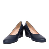 Ladies 5899 G-fit Wedge Court Shoe In Navy