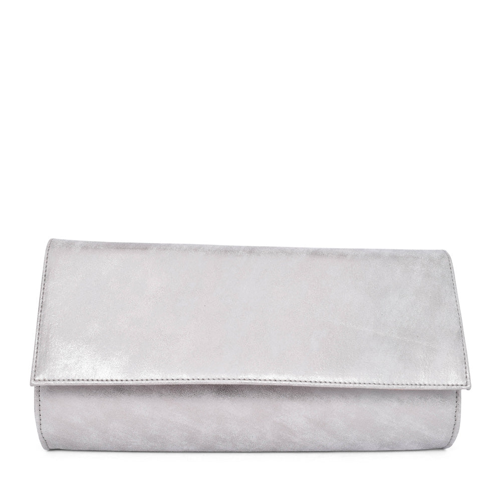 Ladies 310 Envelope Clutch Bag In Metallic