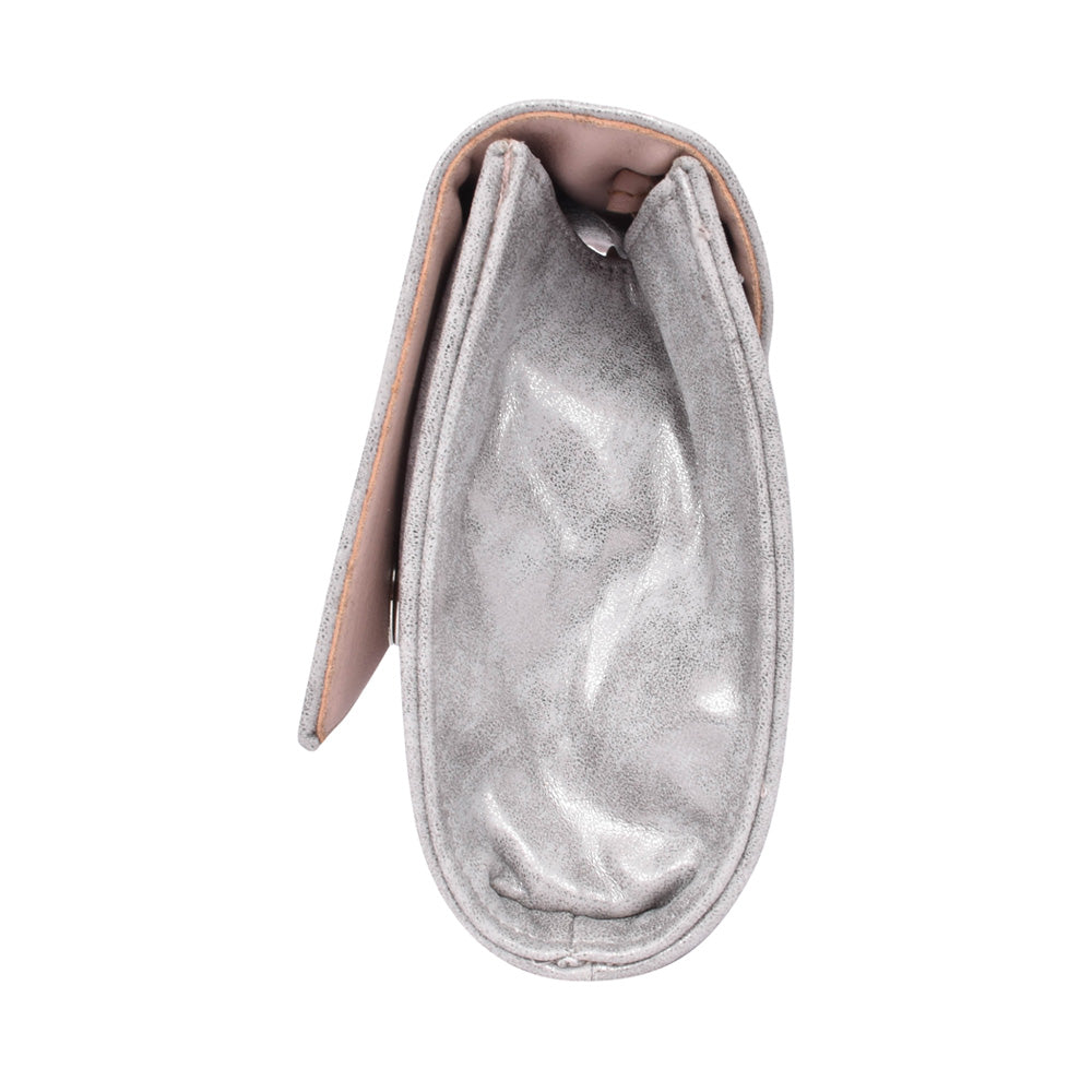 Ladies 310 Envelope Clutch Bag In Metallic