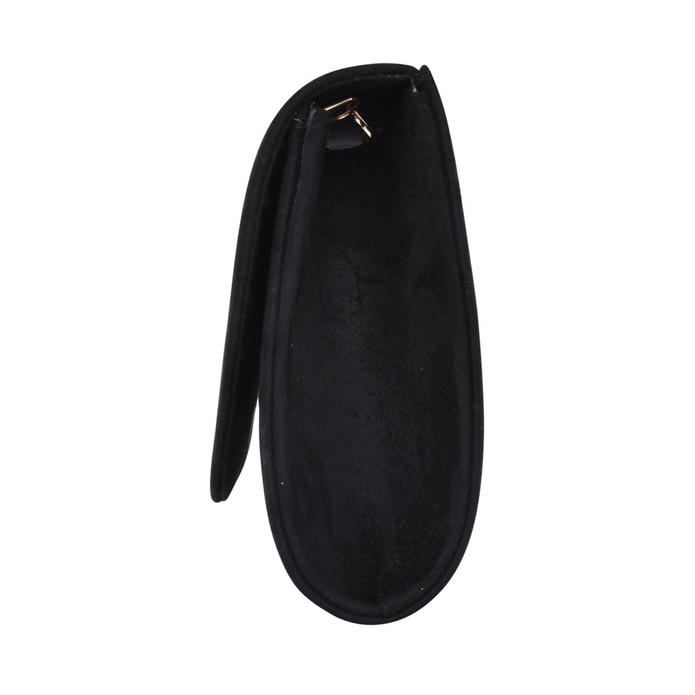 Ladies Riverbank Clutch Bag In Black