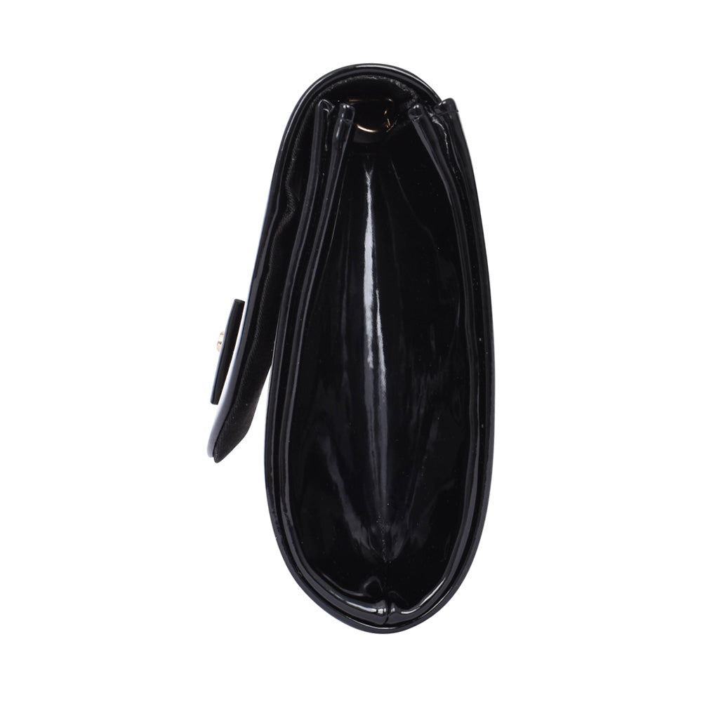 Ladies Fitzwilton Clutch Bag In Blk Patent