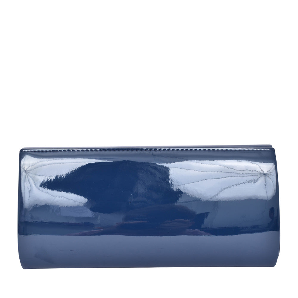 Ladies Fitzwilton Clutch Bag In Navy Patent