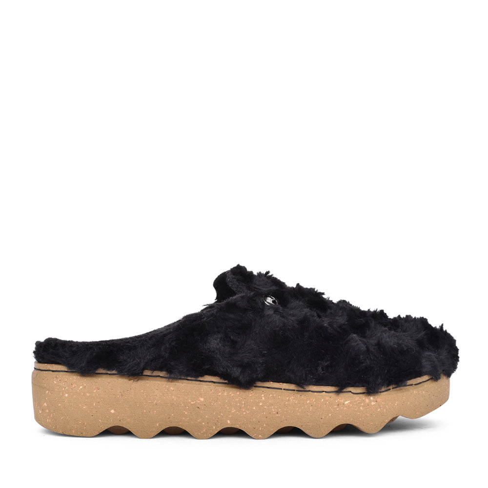Ladies 6118 Mule Slipper In Black