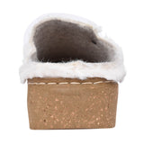 Ladies 6118 Mule Slipper In Cream