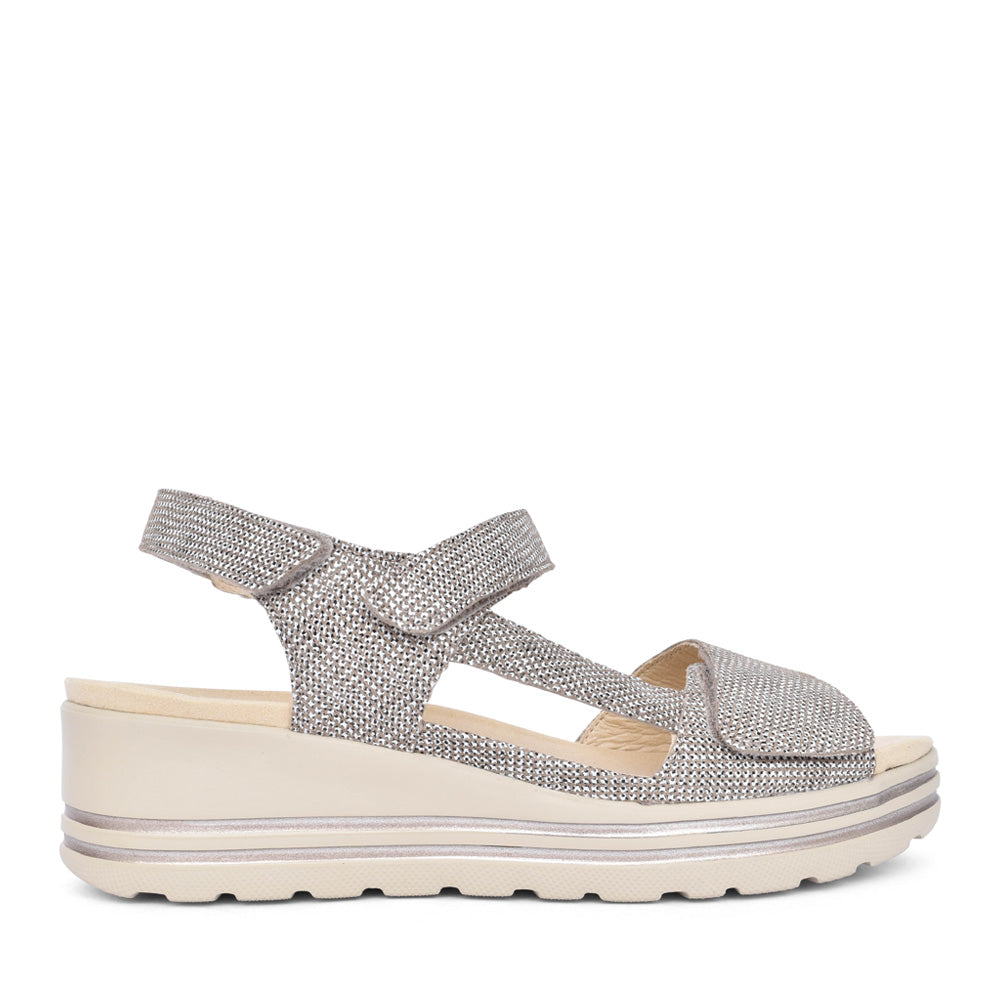 Ladies 728003 Beige H-michelle Sandal In Taupe