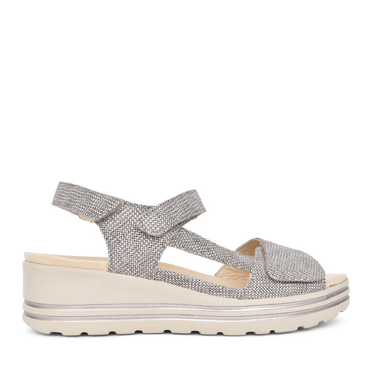 Ladies 728003 Beige H-michelle Sandal In Taupe