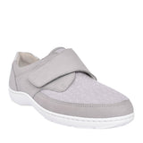 Ladies 496h31 Henni H-fit Velcro Shoe In Silver