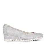 Ladies 5-22300 Low Heel Shoe In Beige