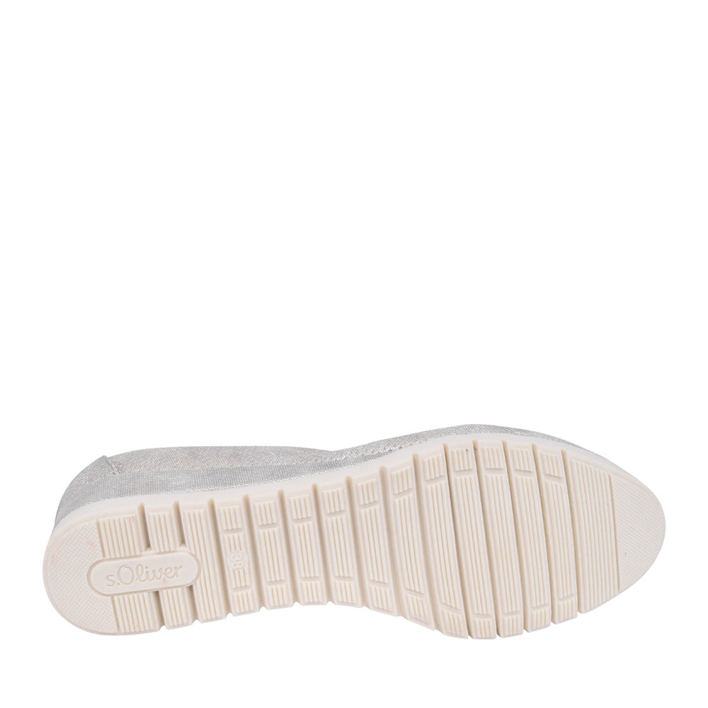Ladies 5-22300 Low Heel Shoe In Beige