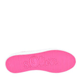 Ladies 5-23650 Laced Trainer In Fuchsia