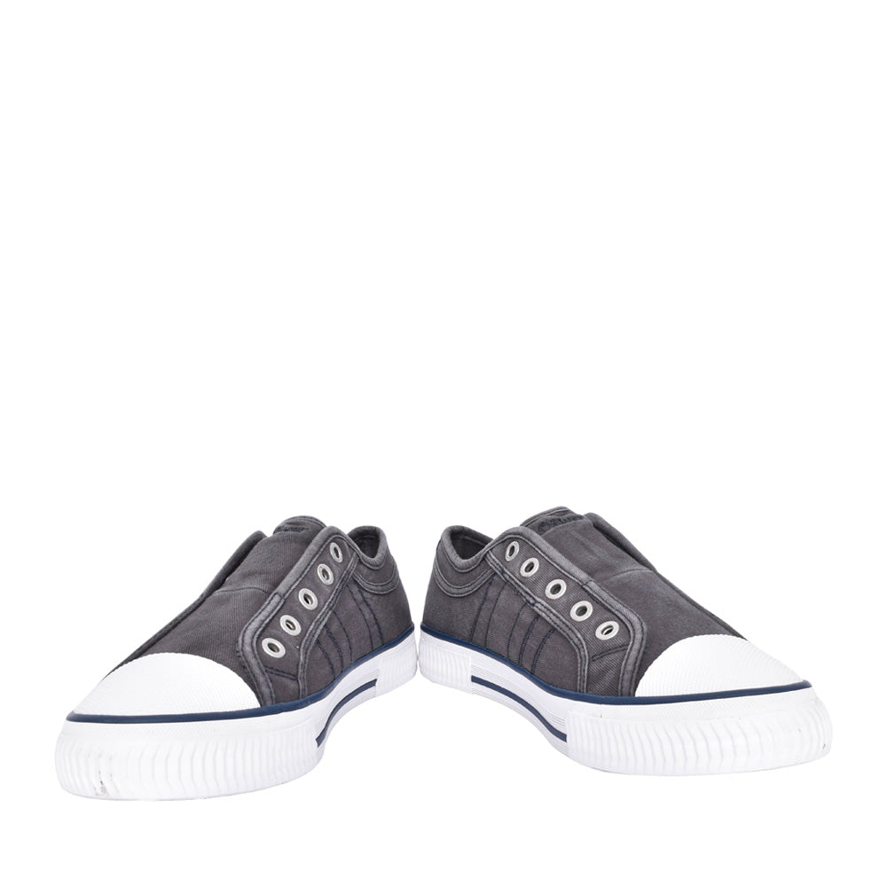 Ladies 5-24708 Slip-on Trainer In Navy
