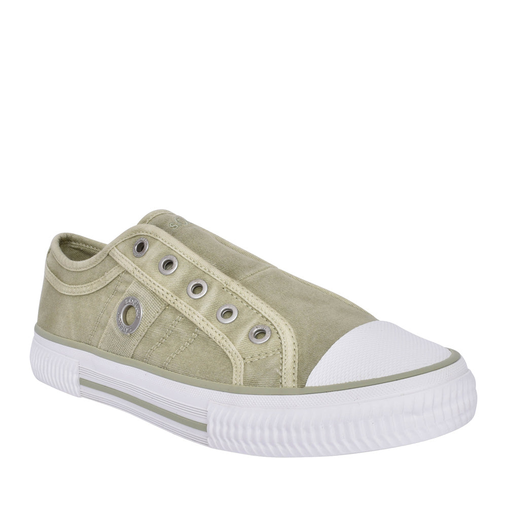 Ladies 5-24708 Slip-on Trainer In Green