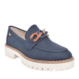 Ladies 5-24730 Slip-on Shoe In Navy