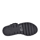 Ladies 5-28710 Low Heel Sandal In Black