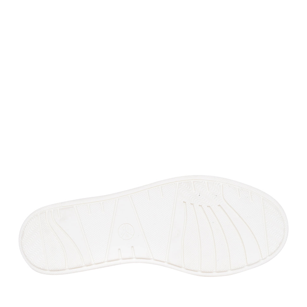 Ladies 8-23660 Laced Trainer In White