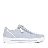 Ladies 8-23660 Laced Trainer In Sky Blue