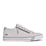 Ladies 1146316 Laced Trainer In White