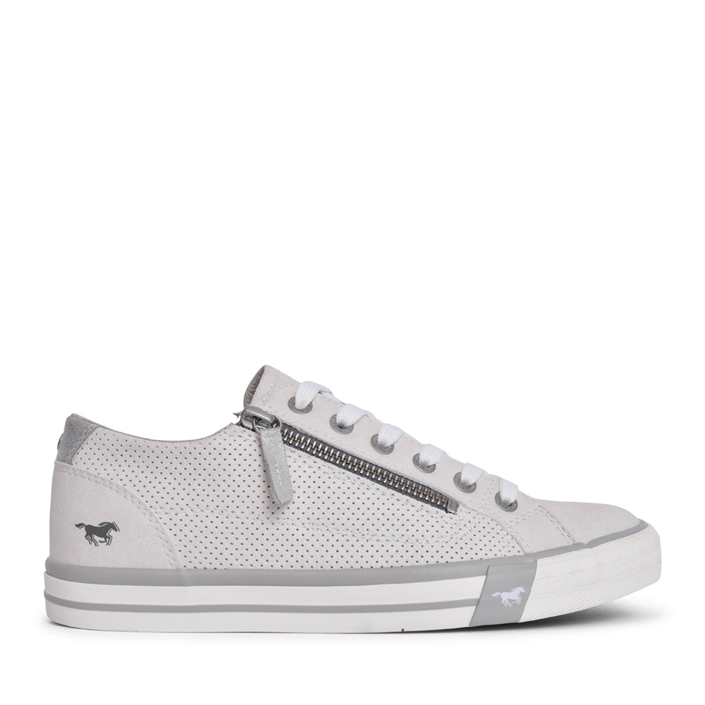Ladies 1146316 Laced Trainer In White